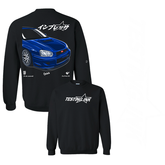 Subie Pull Up Crewneck